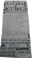 cavern leaflet belonging to Pete